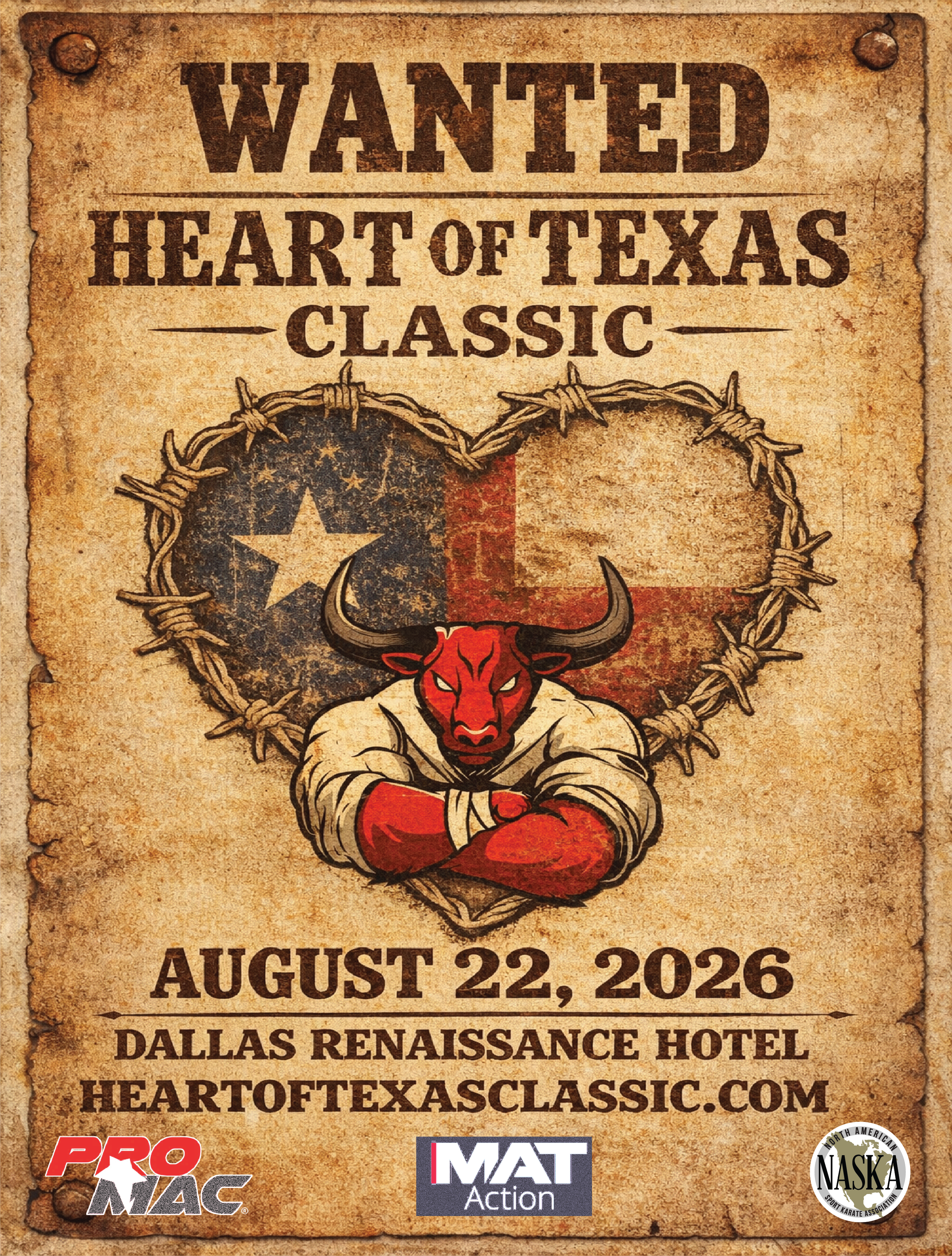 Heart of Texas Classic 2026 wanted poster